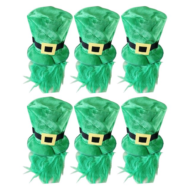 Disfraz Zulema Patricio Sombrero de Patricio Decoraciones de Favor para Mujeres Hombres