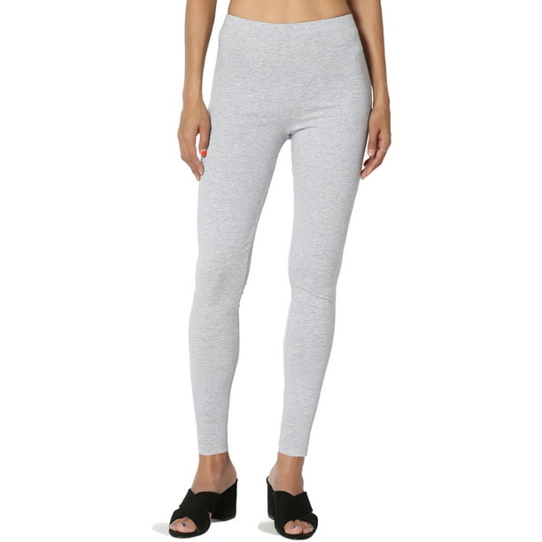 TheMogan TheMogan Women's PLUS Cotton Jersey High Waist