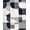 Gray, Pattern 4, variant on ODIKA 4'x6' Machine Washable Non-Slip Area Rug, Vertex Artistic Grey Abstract Geometric Blue High Traffic Rug, Blue, 106880