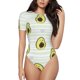 thumbnail image 1 of Fotbe Avocado of a Hear Body de Mujer con Cuello Redondo y Mangas Cortas, Sin Mangas Ajustado, Suave, Cómodo y Básico-Medium, 1 of 7