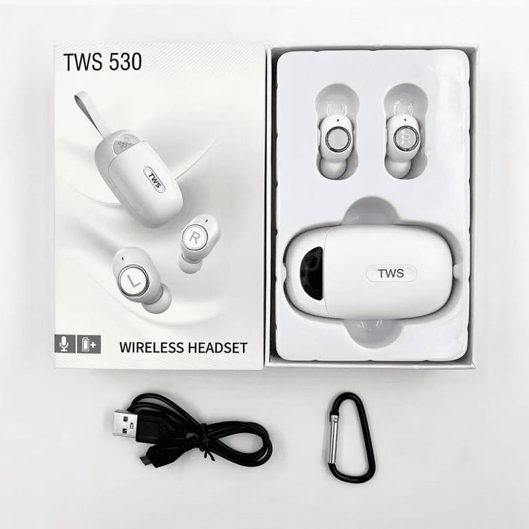 Wireless Earbuds For Oppo A9 2020 with Immersive Sound True 5.0 Bluetooth in Ear Headphones with 2000mAh Charging Case Stereo Calls Touch Control