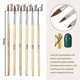 thumbnail image 3 of 19 Pcs Acrylic Nail Brush Set, Beauty Nail Art Brushes For Acrylic Application, Professional Drawing Uv Gel Nail Brush Dotting Pen Art Tip Builder Bru, 3 of 5
