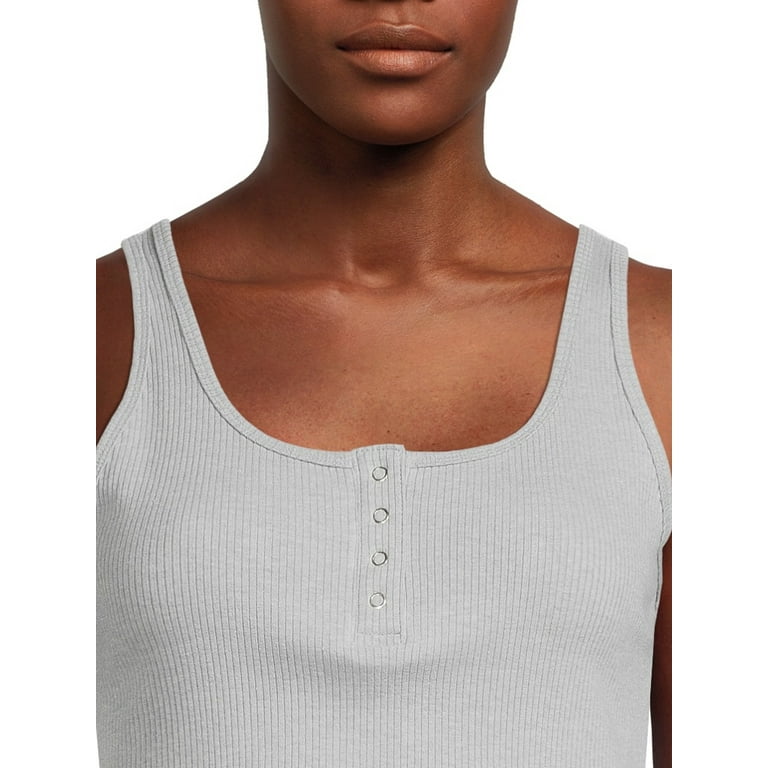 No Boundaries Womens Juniors XL Heather Grey Tank Top Shirt Blouse Built in  Bra Gray - $12 - From Emily