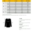 thumbnail image 2 of HUBERY Women Ruching Layered Hem V Neck Long Sleeve Elastic Cuff Solid Color Top, 2 of 7