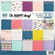 Teacher Created Resources Oh Happy Day Project Paper, 12" x 12", 80 Sheets