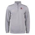 thumbnail image 2 of Unisex Cutter & Buck Gray Frisco RoughRiders Clique Lift Eco Performance Half-Zip Pullover Top, 2 of 3