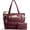 Cherry Red, variant on Tote Bag for Women, Lightweight Puffer Tote Bag with Zipper, Large Quilted Shoulder Bag Handbag with Compartments for School, Travel, Work, Gym, Raspberry Pink