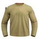 thumbnail image 2 of Ceisia Men's Spring Sporty Solid Color Round/Crew Neck Long Sleeve Shirt - Comfortable Daily Outdoor Wear Gift, 2 of 9
