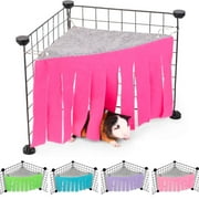 shenmeida Guinea Pig Tassel Hideout Small Animal Corner Fleece Hideaway Cute Ferret Hammock and Sleeping Bed for Ferrets Chinchillas Small Pets