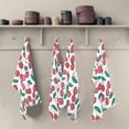 thumbnail image 5 of Dreamtimes Soft Absorbent Reusable Kitchen Towels, Set of 4|28x18 in, Cartoon Red Cherry Dining Kitchen Living Room Tea Towels Dish Towels Decorative Towels, 5 of 7