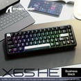 thumbnail image 5 of ATTACK SHARK Rapid Trigger Gaming Keyboard & Mouse Combo, X65 HE Wired Magnetic Switch Keyboard and R1 Wireless 59g Superlight Mouse w/Anti-Slip Grip (8000Hz, RT 0.01mm, RGB, 65hrs Battery), 5 of 8