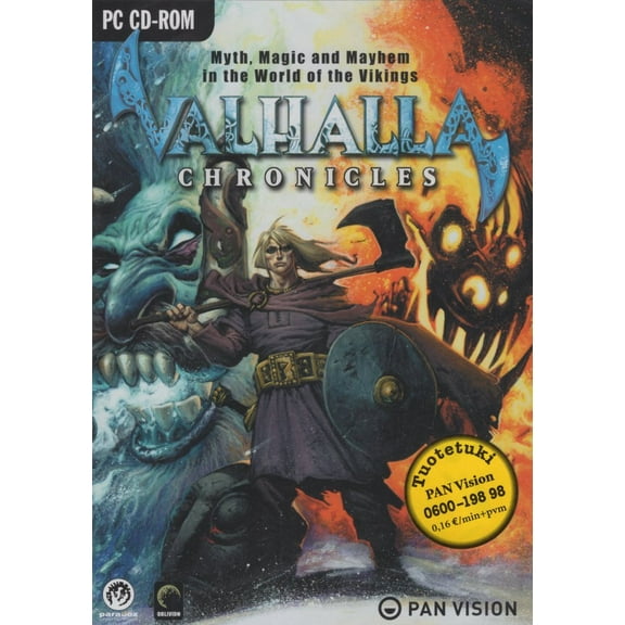 Valhalla Chronicles PC CDRom - Myth, Magic and Mayhem in the world of the Vikings