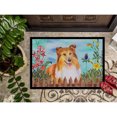 thumbnail image 3 of Carolines Treasures CK1282JMAT Sheltie Spring Door Mat Indoor Rug or Outdoor Welcome Mat 24x36 Doormat  36"L x 24"W, 3 of 4
