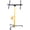 Black, variant on Olurrisa 11' Drywall Lift Panel Hoist Jack Lifter, Square Tube Base, 150-lb Capacity for Ceiling & Wall Drywall Installation, Black