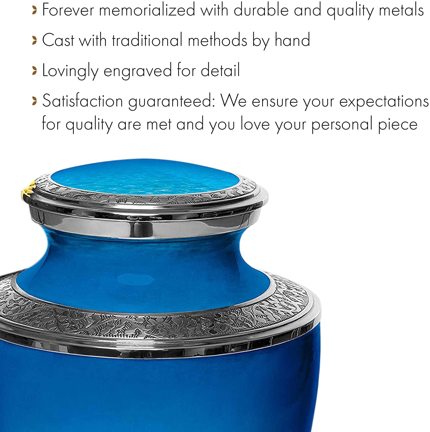 Ocean Tranquility Urn - Cremation Urns for Cremation Ashes Urns for Adult Cremation Ashes Urns for Ashes Urns for Adult Ashes - Cremation Urns for Human Ashes- Extra Large