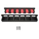 thumbnail image 5 of Estante para caña de pescar montado en la pared, almacenamiento ordenado, ahorro de espacio, soporte Horizontal antiarañazos para caña de pescar para el hogar, 2 uds., 5 of 5