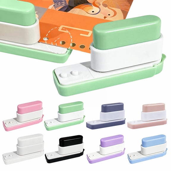 CoreLiving Paper Punch, Portable Hole Puncher for Crafts and Office Supplies, Manual Paper Hole Punch Tool for Scrapbooking and Binder Organization