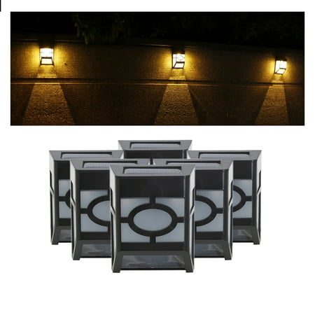 Wall Mount Fence Lights Solar Ed 2 Led Light Sensor Waterproof Outdoor Garden Path Yard Deck Patio Spot Lamp Landscape Lighting Pack Of 6 Warm Wall Mount Fence Lights Solar Ed 2 Led Light Sensor Waterproof Outdoor Garden Path Yard Deck Patio Spot Lamp Landscape Lighting Pack Of 6 Warm