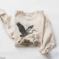 thumbnail image 6 of Vintage Heron Sweatshirt | Wildlife Lake Scene Pullover, 6 of 8