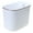 White, variant on Cabinet Door Hanging Trash Can Wall Mounted Waste Container Garbage Basket Easy to Open Perfect for Kitchen and Bathroom