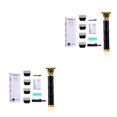 thumbnail image 4 of Minnieouse Cortadora de pelo eléctrica 5W USB Haircut Portable Barba Afeitado Salon Hairstyling Clipping Shaver con límite Cepillo para el cabello Negro 2piezas Minnieouse CBP162940, 4 of 5