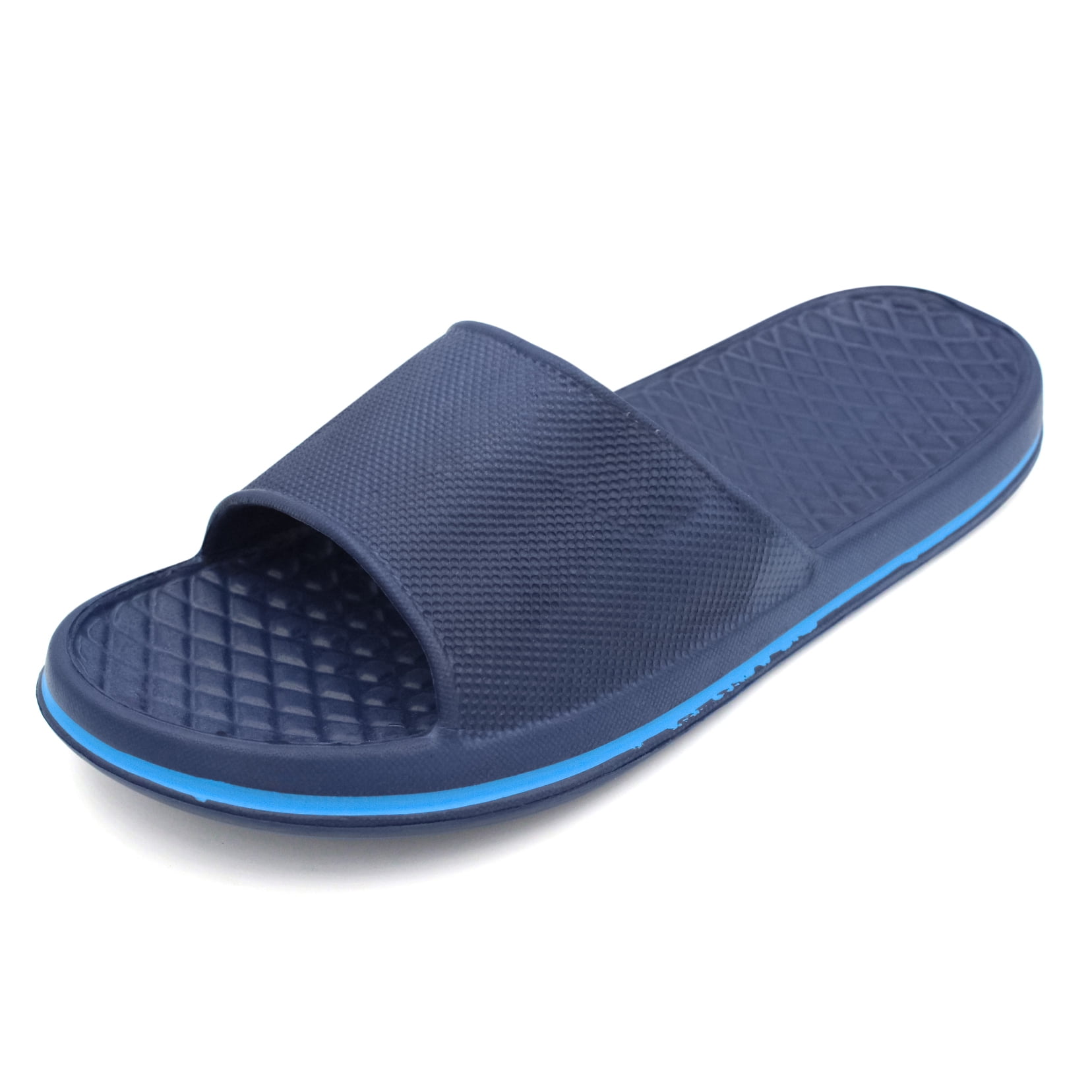 0122 Men's Rubber Sandal Slipper Comfortable Shower Beach Shoe Slip On ...