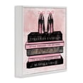 thumbnail image 2 of Stupell Industries Modern Blush Fashion Book Stack White Framed Giclee Art, 12 x 12, by Natalie Carpentieri, 2 of 8