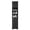 Black, variant on Leumius Multi-Functional Corner Bathroom Storage Cabinet with Two Doors, Adjustable Shelves, Open Shelf, Triangle Space-Saving Design, Natural Finish
