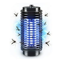 TV Direct -Mosquito Bug Zapper Indoor & Outdoor Insect Flies Zapper - Black 2-Pack