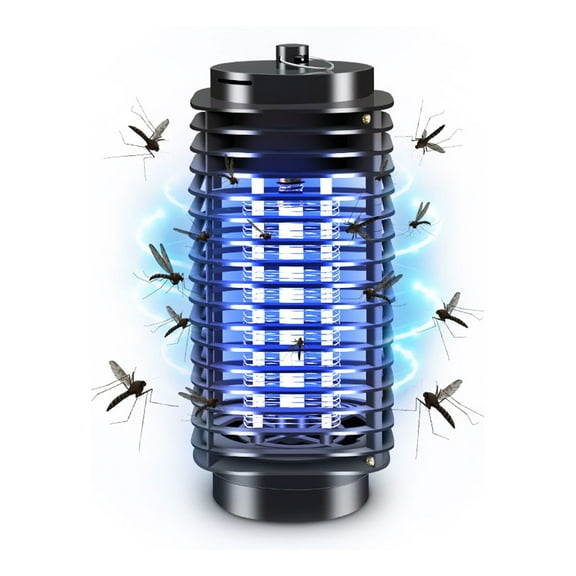 TV Direct -Mosquito Bug Zapper Indoor & Outdoor Insect Flies Zapper - Black 2-Pack