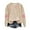 Beige, variant on Up To 50% Off Women's Sweatshirts Women's Happy Easter English Printed Round Neck Long Sleeve Hooded Sweatshirt