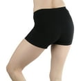 thumbnail image 2 of ToBeInStyle Women's Cotton-Spandex Blend 12" Outseam Shorts, 2 of 3
