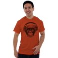thumbnail image 5 of Smile Monkey Headphones Hipster Funny Men's Graphic T Shirt Tees Brisco Brands M, 5 of 6