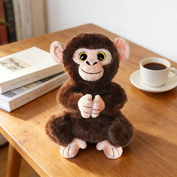 Punch Monkey Plush, Punch The Monkey Stuffed Animal Toy, Cute Monkey Punch Stuffed Animal Peluche For Birthday Gifts Home Decor