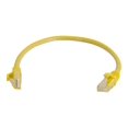 thumbnail image 2 of C2G Câble Ethernet de Réseau Cat6a Sans Accroc Non Blindé (UTP) de 7 Pi - Jaune - Câble de Patch - RJ-45 (m) vers RJ-45 (m) - 7 Pi - UTP - CAT 6a - Moulé, Sans Accroc, Échoué - Jaune, 2 of 7
