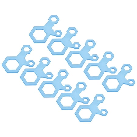 

Uxcell 5/9/20mm 3 Hole Aluminum Cord Buckle Adjuster Rope Tensioner Blue 12 Pack