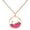 Rose Gold Magenta, variant on Mustard Seed Necklace for Women Glow Men Faith Mountain Stainless Steel Silver Rose Gold Plated Charm Simple Dainty Personalized Statement Jewelry Gold Green