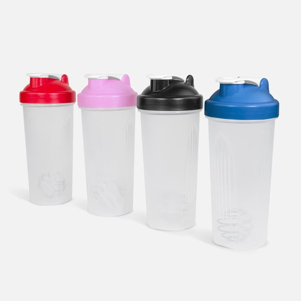 Paquete con 50 piezas de Cilindro shaker Bolt con agitador/Ideal para gimnasio rosa 9.4 x 21.4