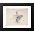 thumbnail image 2 of Théodore Rousseau 14x12 Black Modern Framed Museum Art Print Titled - Two Women Talking in a Doorway (1830-31), 2 of 5