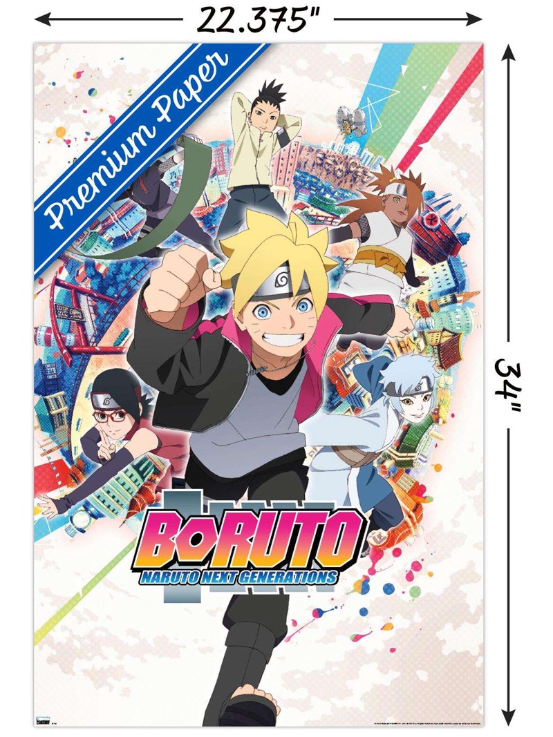 Boruto: Naruto Next Generations - Circle Wall Poster, 22.375