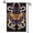B, variant on XaaKee Garden Flags Gothic Morels 0053 Garden Flag, Double-sided High-Quality White Linen Small Garden Flags, Symmetrical Yard Flags Outside 12x18Inch