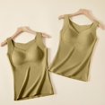 thumbnail image 2 of SHITINN Satin Camisole for Women Seamless Camisoles for Women Warm Vest Women with Chest Pads In Autumn and Winter Sleeveless Bottoming Underwear Seamless Sling Inside The Coat., 2 of 3