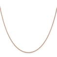thumbnail image 2 of Primal Gold 14 Karat Rose Gold 1.4mm Diamond-cut Cable Chain Necklace, 2 of 4