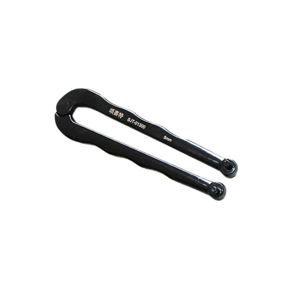 Yingyy Black Finish Steel Adjustable Face Spanner wrench spanner adjustable face Wrench Pin Plier Round Nut 5mm