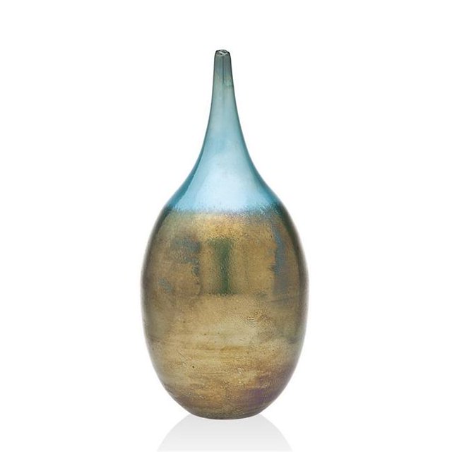 Godinger 76608 Vase de 12 Po&44; Bleu & Vert
