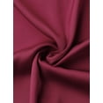 thumbnail image 5 of INSPIRE CHIC Women's Nightshirt Satin Short Sleeve Sleepshirt Button Down Pajama Nightgown XL Red, 5 of 6