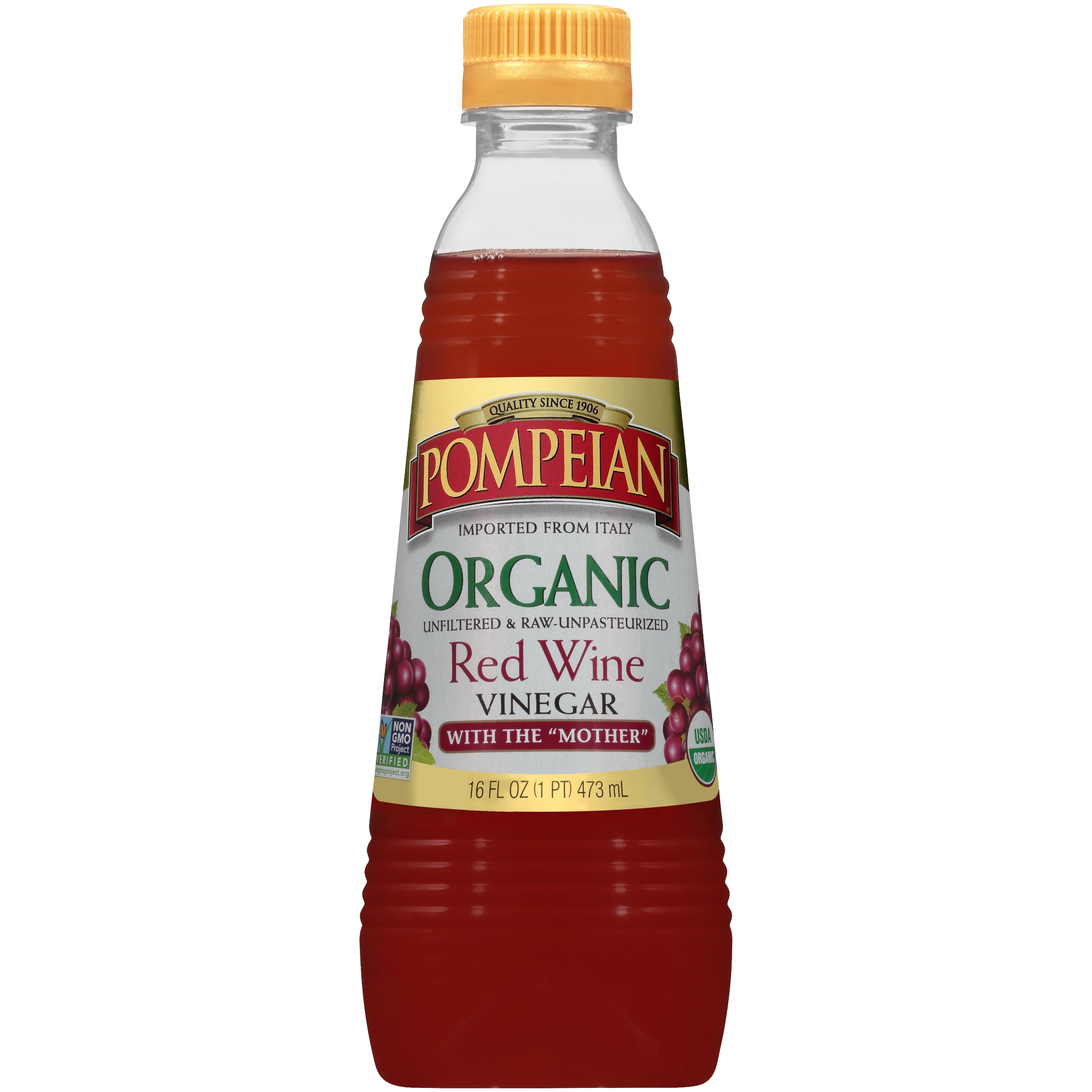 Pompeian Organic Red Wine Vinegar - 16 fl oz