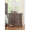 thumbnail image 2 of Bowery Hill Traditional Antique Gray Wood 3-Drawer Nightstand, 2 of 8