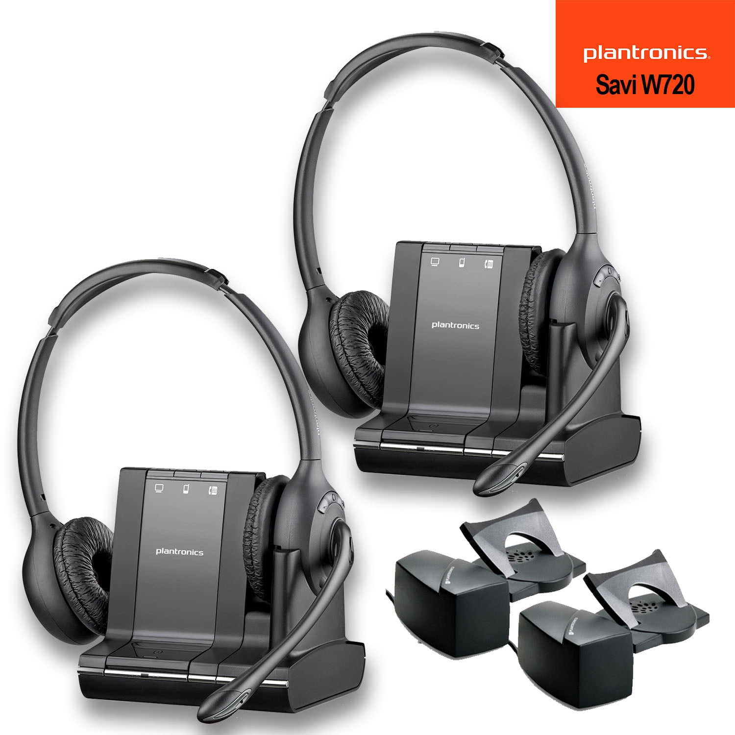 Plantronics Savi W720 Multi Device Wireless Headset System + HL10