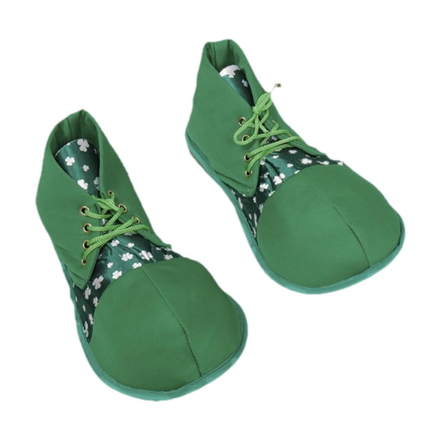 TISHITA Chaussures de Costume Accessoires des Fêtes Jeu de Rôle Chaussures de Clown de la Saint-Patrick m m